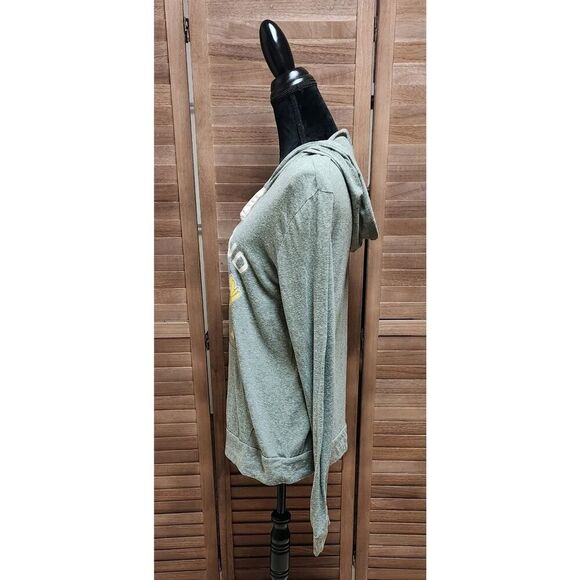 Oakland 1968 Athletics A's Large L Long-Sleeve Hooded Shirt Womens Champion MLB - Picture 5 of 7